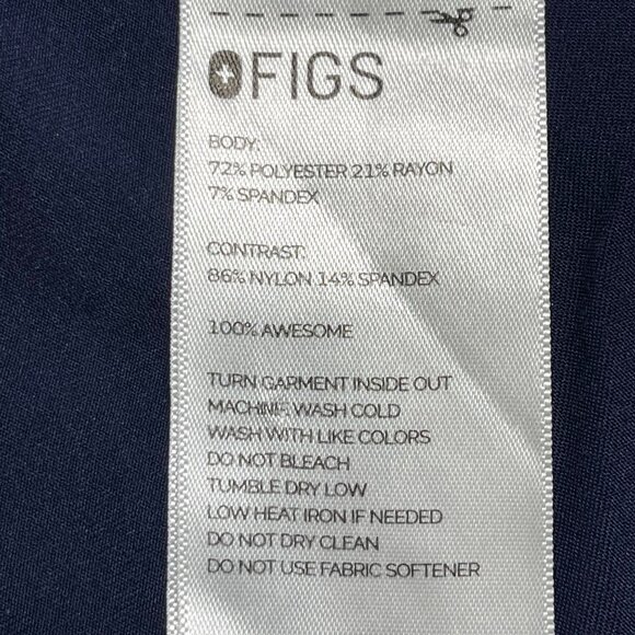 Figs Women's Navy Blue Maternity 2.0 Scrub Pants Size Small - Picture 6 of 10